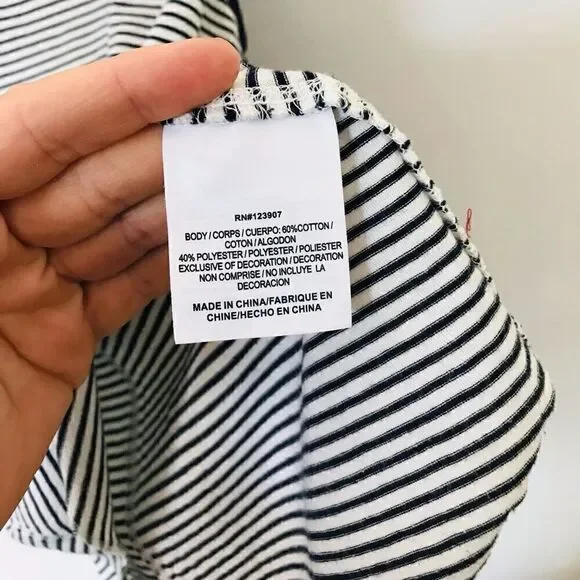 Sperry | navy and white stripe tank top - Picture 6 of 7